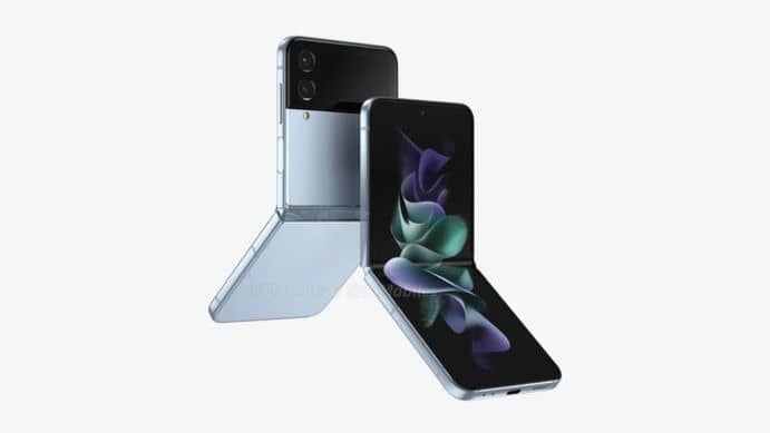 Опубликовали рендеры Samsung Galaxy Z Flip 4