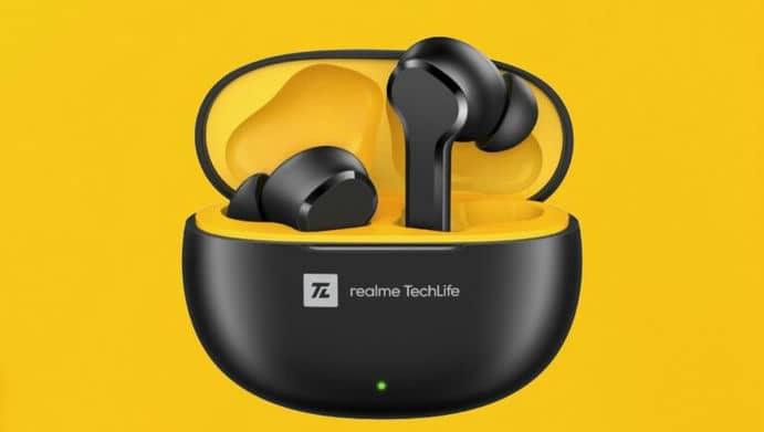 Представили беспроводные наушники realme Buds T100