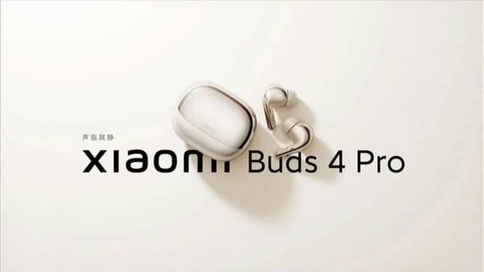 Показали беспроводные наушники Xiaomi Buds 4 Pro