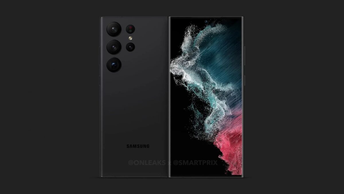 Рендеры смартфона Samsung Galaxy S23 Ultra