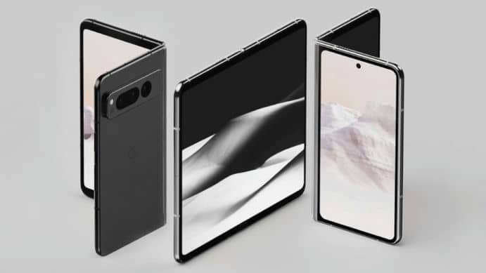 Показали рендеры складного смартфона Google Pixel Fold