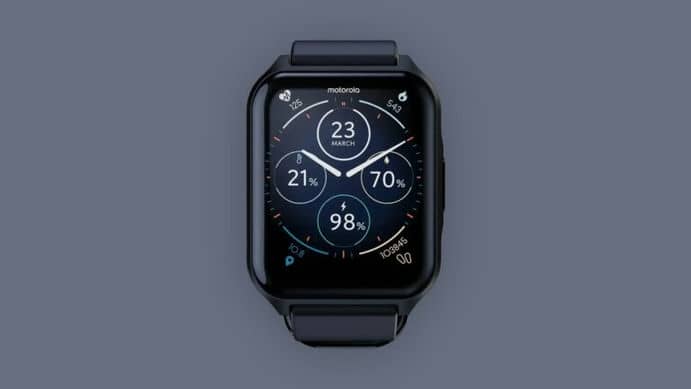 Опубликовали характеристики и цену смарт-часов Moto Watch 70