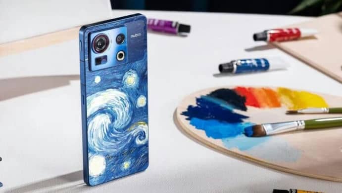 Представлен Nubia Z40S Pro стилизованный под картину Ван Гога