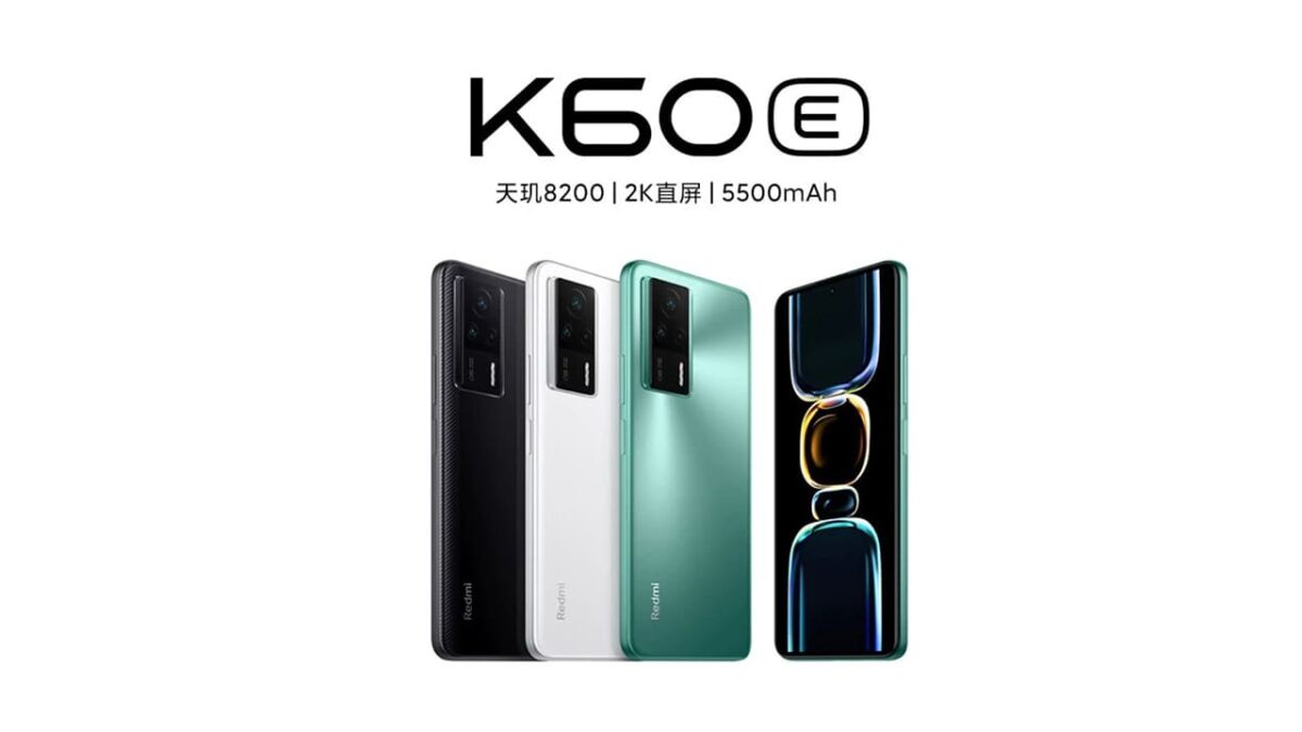 Анонсировали смартфон Redmi K60E: Dimensity 8200, AMOLED 120 Гц, 5500 мАч 67 Вт