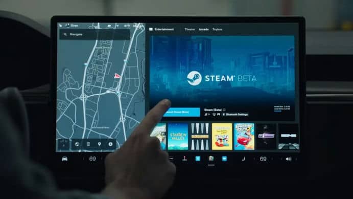 Tesla добавила Steam в электромобили Model S и Model X
