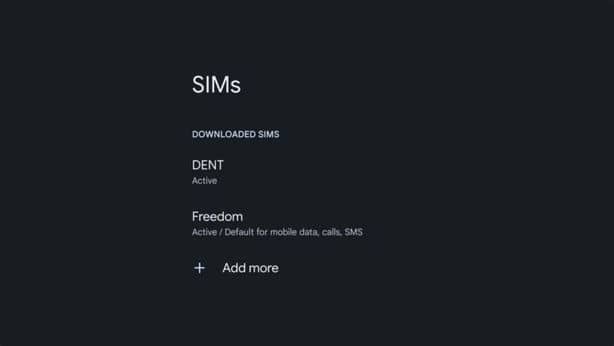 Google Pixel 7 получил поддержку двух eSIM в бета-обновлении Android