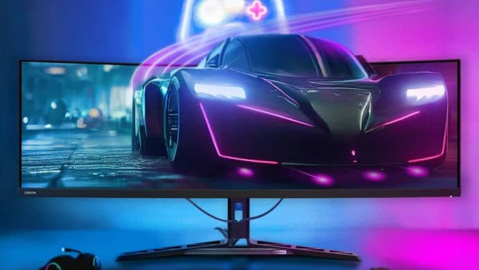 Lenovo представили игровой монитор Legion R45w-30: 44,5 дюйма, 5120×1440, 170 Гц, 32:9