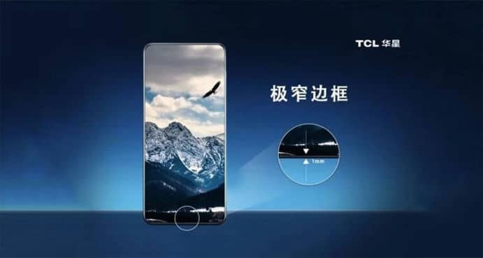 TCL разрабатывают дисплей для смартфона с рамками 1 мм