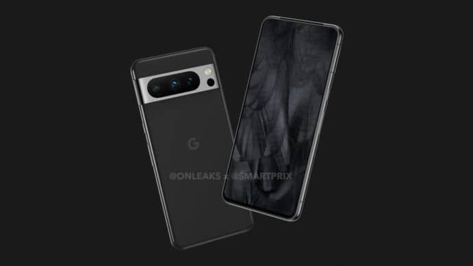 Первые рендеры смартфона Google Pixel 8 Pro