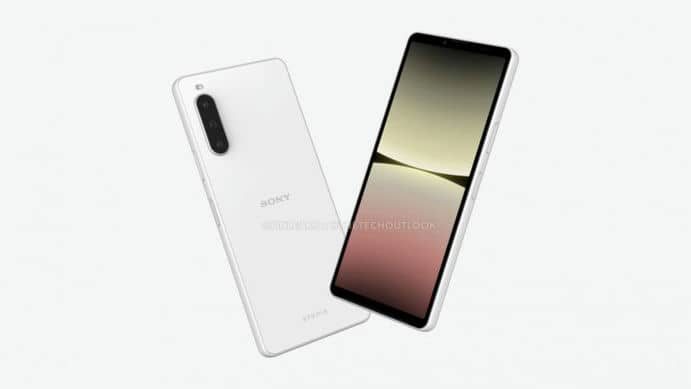 Качественные рендеры смартфона Sony Xperia 10 V