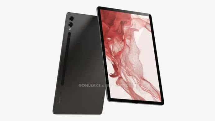 OnLeaks опубликовал рендеры планшета Samsung Galaxy Tab S9+