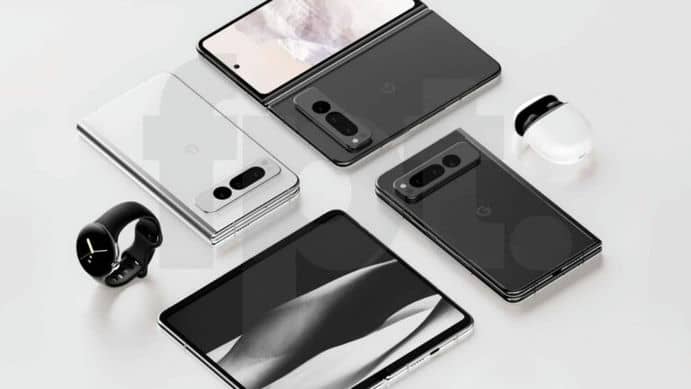 Слили рендеры и характеристики складного смартфона Google Pixel Fold