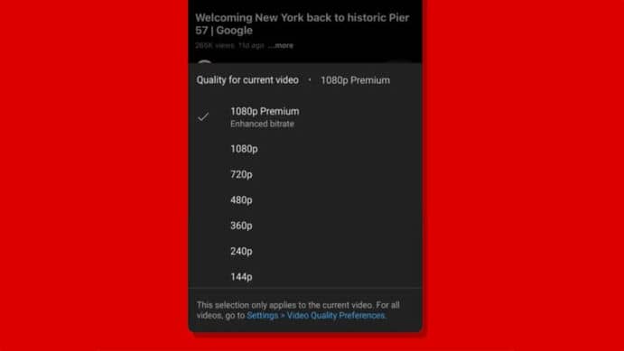 Пользователям YouTube Premium открыли доступ к повышенному битрейту и функции SharePlay