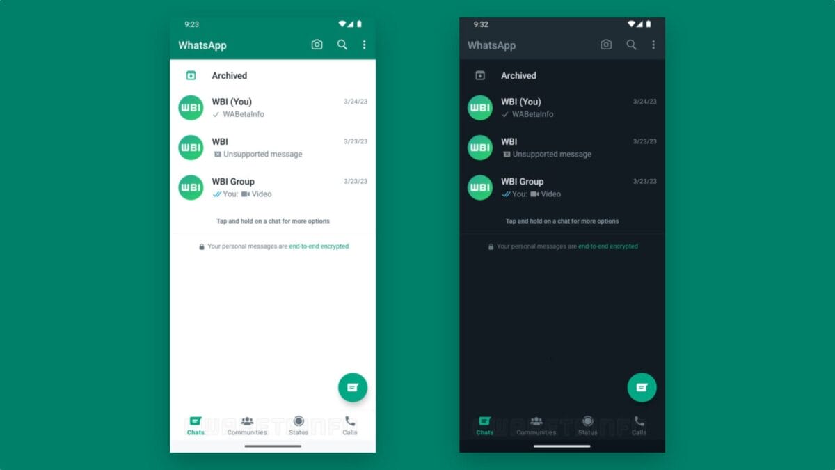 WhatsApp получит обновлённый интерфейс приложения