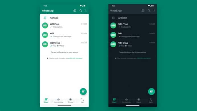 WhatsApp получит обновлённый интерфейс приложения