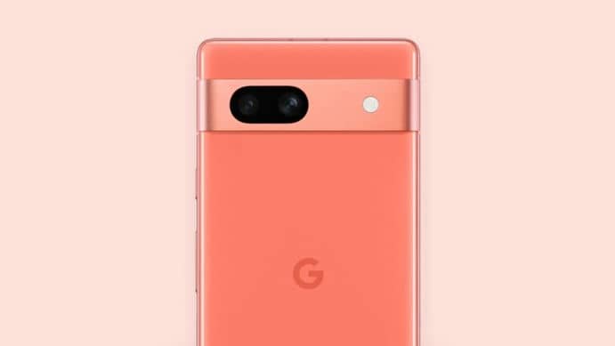 Показали Google Pixel 7a в коралловом цвете