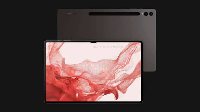 Опубликовали рендеры флагманского планшета Samsung Galaxy Tab S9 Ultra