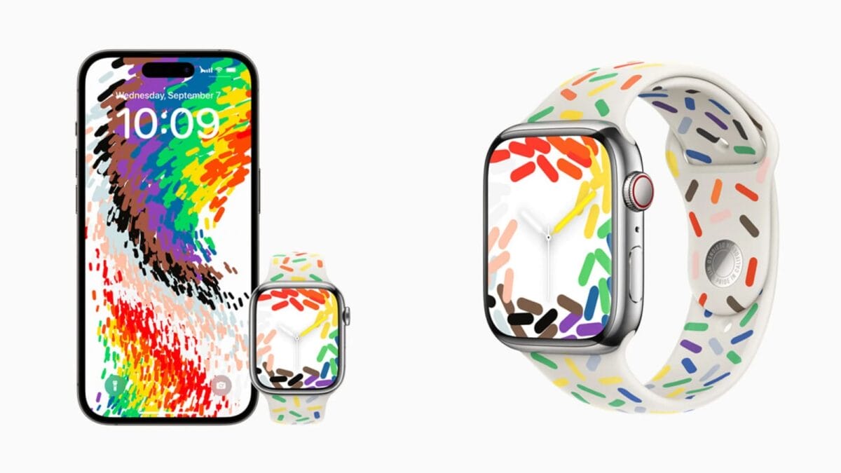 Apple представили ремешок Pride Edition для часов Apple Watch