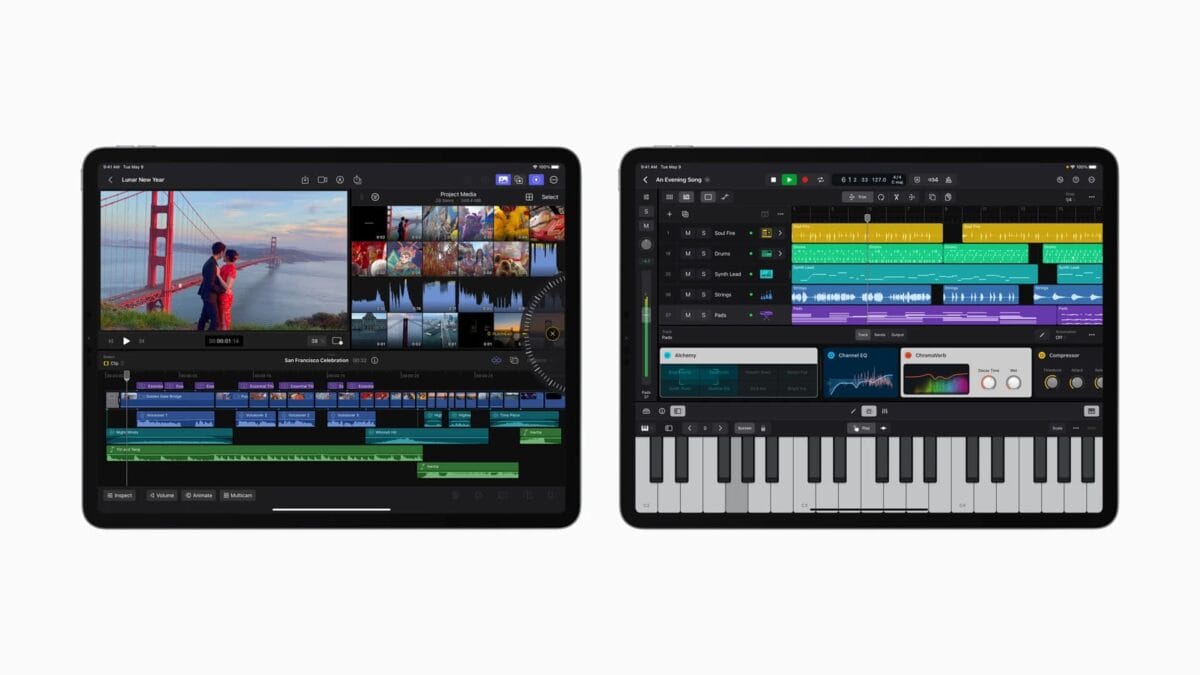 Приложения Final Cut Pro и Logic Pro выпустили для iPad
