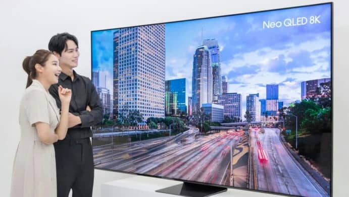 Samsung представили 98-дюймовый телевизор QNC990 Neo QLED 8K