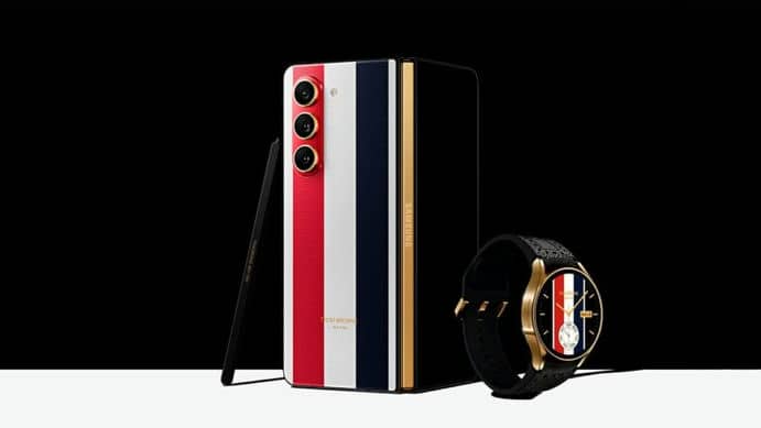Представлены люксовые версии Samsung Galaxy Z Fold 5 и Galaxy Watch 6 в дизайне от Thom Browne