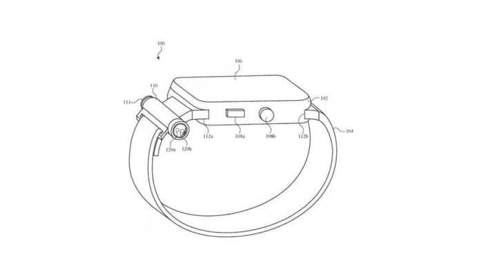 Apple запатентовали модульный фонарик для Apple Watch