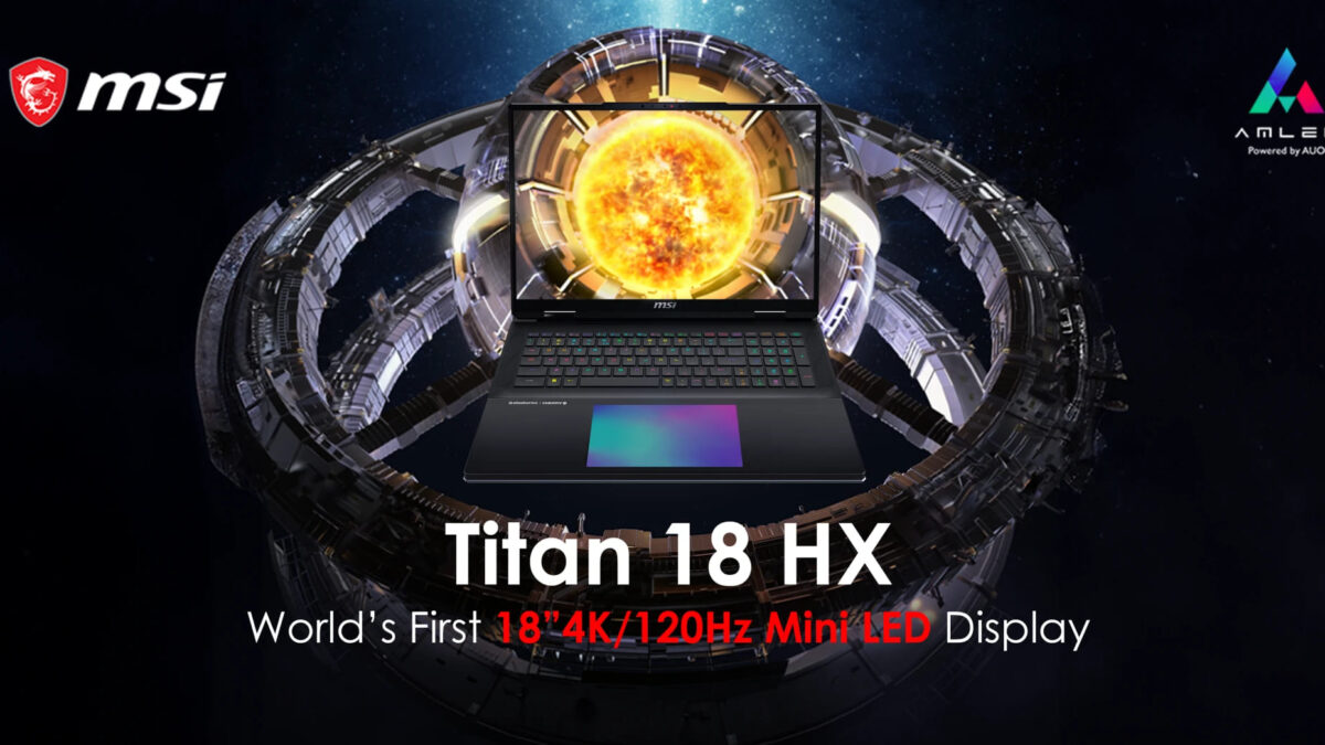 Представлен ноутбук MSI TITAN 18 HX: i9-14900HX, RTX 4090, 120 Гц, miniLED