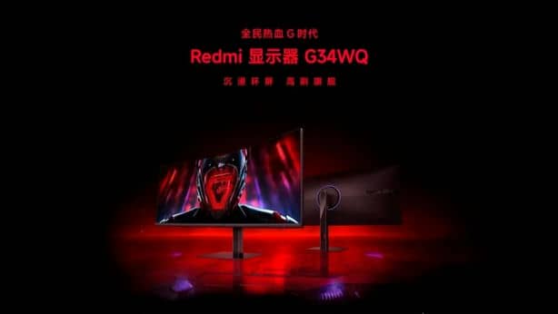 Представлен игровой монитор Xiaomi Redmi G34WQ