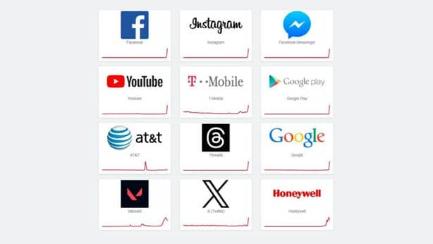 Произошел глобальный сбой в сервисах Google, Meta, Twitter, Riot, AT&T
