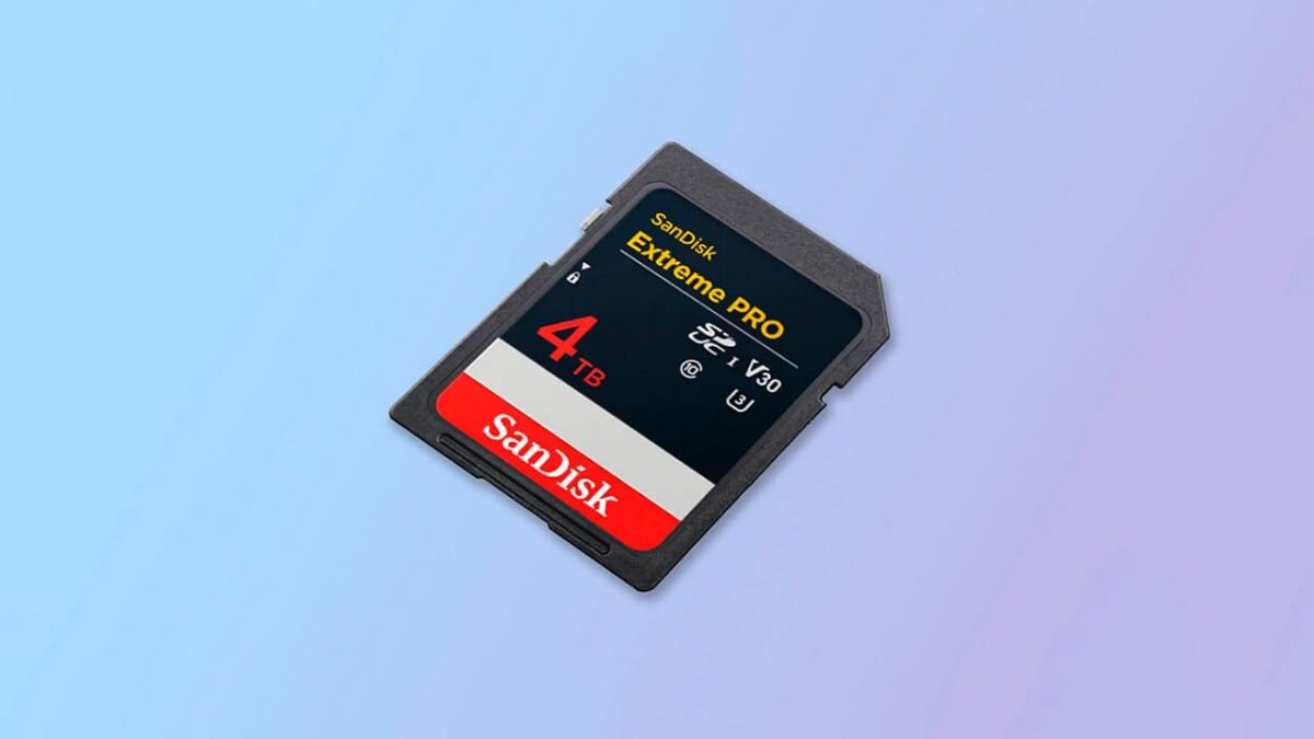 Представлена SD-карта SanDisk Extreme Pro объемом до 4 ТБ