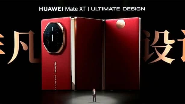 Представлен раскладной смартфон Huawei Mate XT с тремя экранами