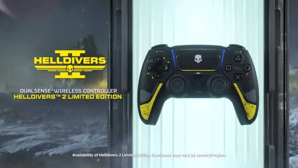 Представили лимитированный DualSense в дизайне Helldivers 2 