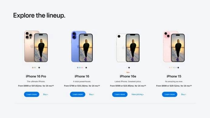 Apple прекратила продажи iPhone 14 и SE (2022)