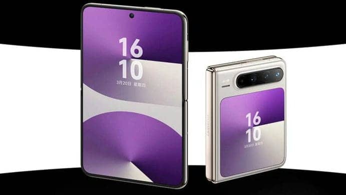 Представили складной смартфон Huawei Pura X с соотношением сторон 16:10