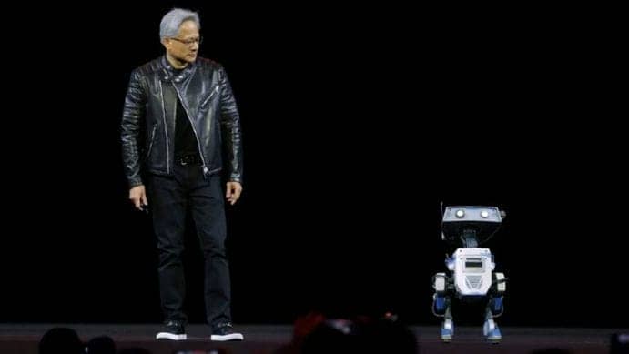Nvidia представила AI-модель Groot N1 для робота-гуманоида Blue