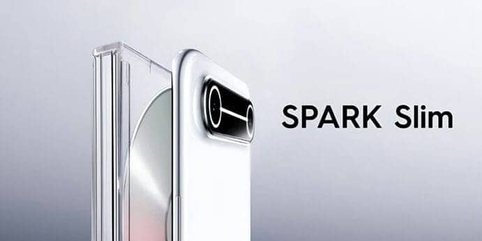 Представили ультратонкий смартфон Tecno Spark Slim