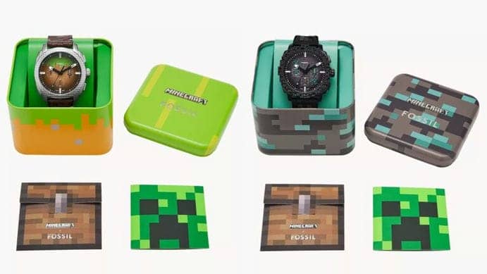 Minecraft вдохновил на создание часов, кошельков и браслета
