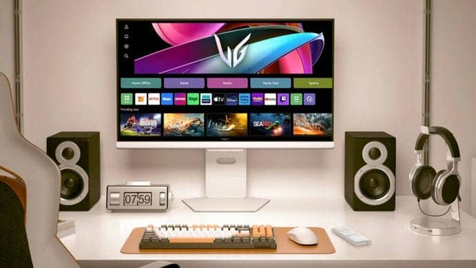 Представили игровой монитор LG UltraGear 32G810SA-W с функциями Smart TV