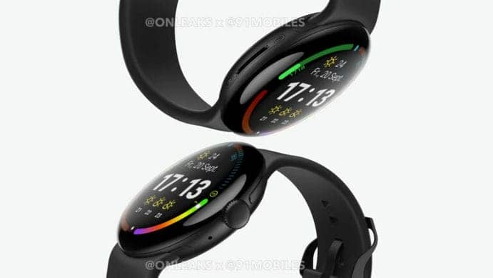 Показали первые рендеры смарт-часов Google Pixel Watch 4