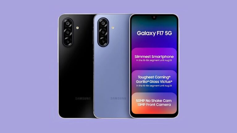 Представили смартфон Samsung Galaxy F17 5G