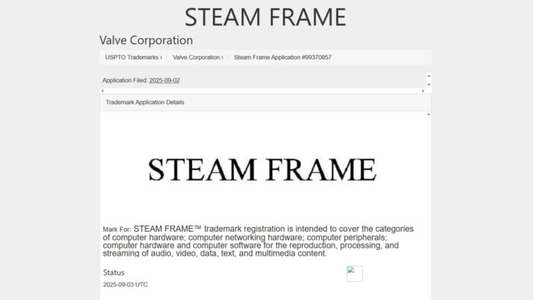 Valve зарегистрировала товарный знак Steam Frame