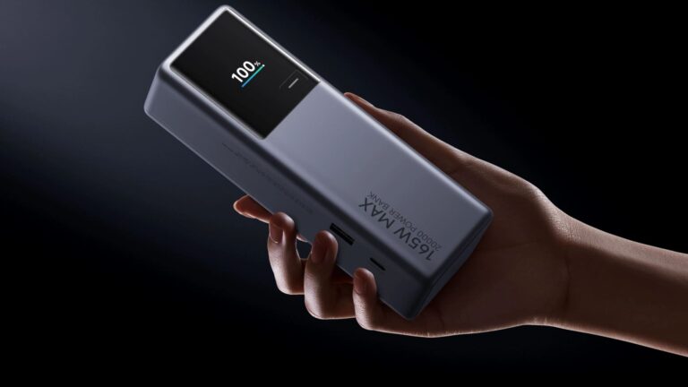 Представили пауэрбанк Xiaomi Power Bank PB2165 на 20 000 мАч и мощностью 165 Вт
