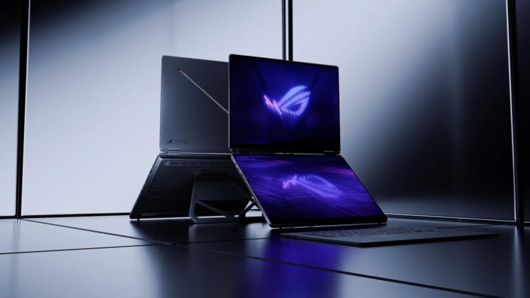 Представили игровой ноутбук Asus ROG Zephyrus Duo 2026 с двумя дисплеями — CES 2026