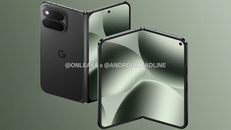 Показали первые рендеры Google Pixel 11 Pro Fold