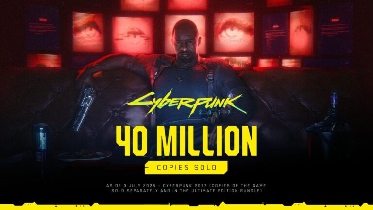 Продажи Cyberpunk 2077 достигли 40 миллионов копий