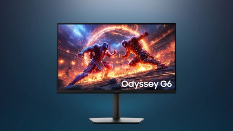 Samsung представила игровой монитор Odyssey G6 с частотой обновления 1100 Гц