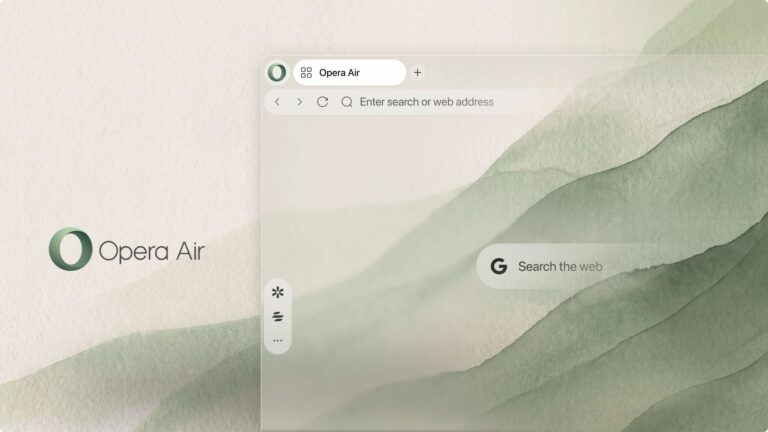 Представили обновлённый минималистичный браузер Opera Air